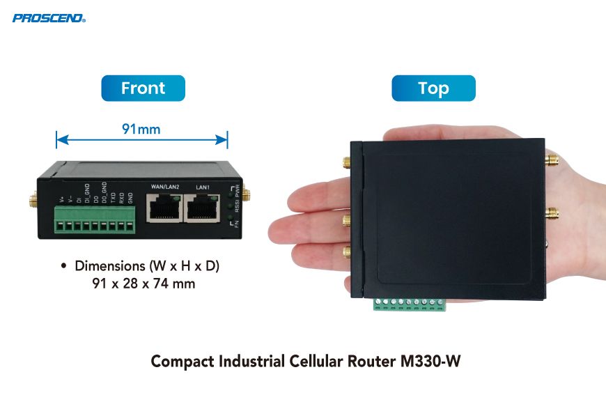 Secure VPN LTE Cellular Router M330-W